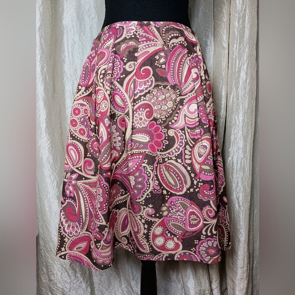 W Work to Weekend 🩷 A-Line Pleated Skirt Size 12 - Picture 5 of 6